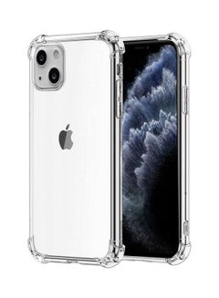 MARGOUN Soft Flexible TPU Anti-Shock Slim Transparent Clear Back Case Cover with Reinforced Bumper Corners For Apple iPhone 14 Plus 6.7 inch Clear  - Image 1