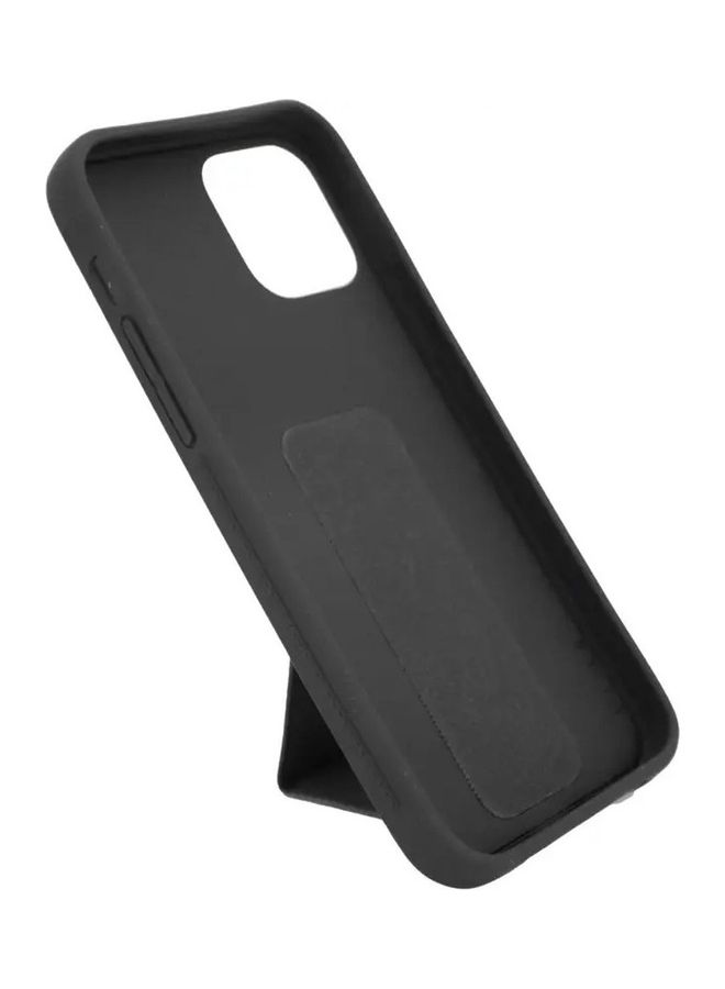 MARGOUN Hand Grip Foldable Magnetic Kickstand Wrist Strap Finger Grip Case Cover For Apple iPhone 14 Pro 6.1 inch Black - Image 5