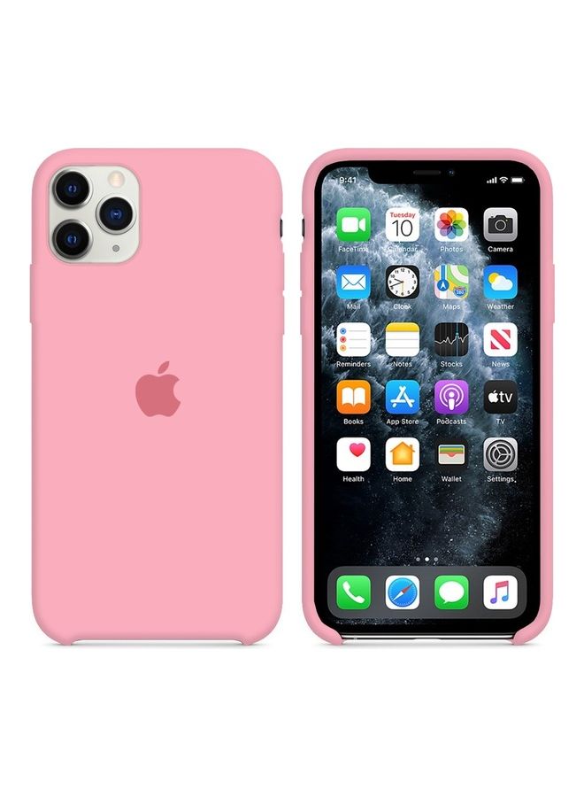 MARGOUN 3 Pack Silicone Case Soft Slim Liquid Gel Silicone Shockproof Phone Cover Microfiber Lining Full Body Protection For Apple iPhone 11 Pro 5.8 inch Black/Light Pink/Cherry - Image 3