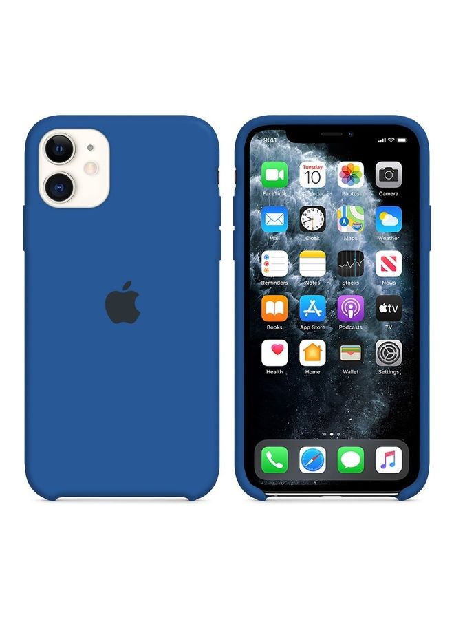 MARGOUN 3 Pack Silicone Case Soft Slim Liquid Gel Silicone Shockproof Phone Cover Microfiber Lining Full Body Protection For Apple iPhone 11 6.1 inch Red/Blue/Purple - Image 4