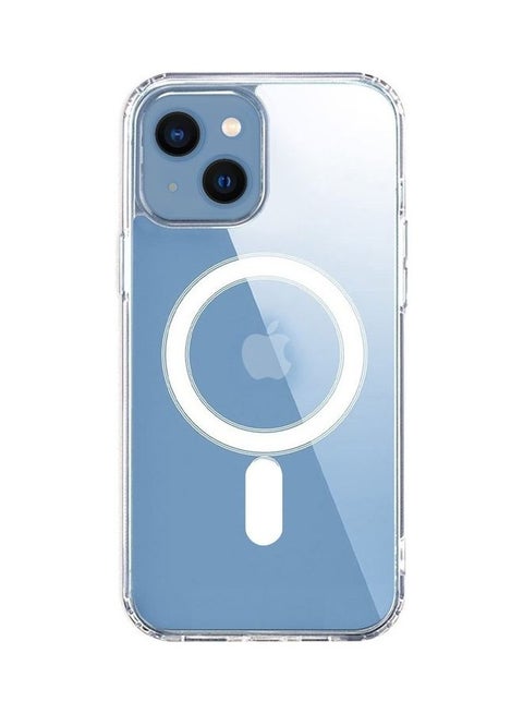 Apple iPhone 14 Clear MagSafe Case Transparent Magnetic Shockproof Cover Wireless Charging Compatible (6.1 inch) Clear Clear