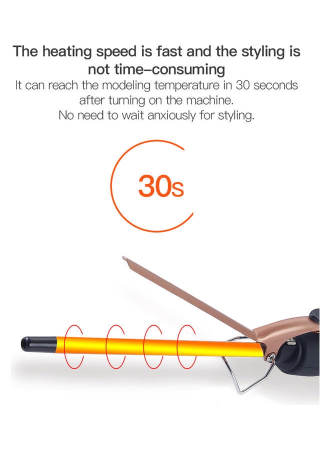 Sunhome Professional 9mm Thin Hair Curler Black  - Image 5