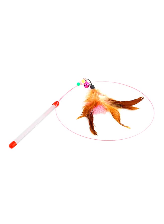 Wire Chaser Wand Teaser Feather Toy Multicolour - v1662106507/N13246157A_1