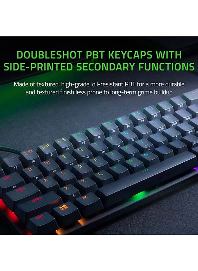 RAZER Huntsman Mini - 60% Optical Gaming Keyboard (Linear Red Switch) -Black  - Image 3