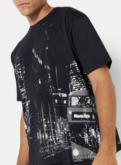 Ted Baker Graphic T-Shirt Dark Navy  - Image 3