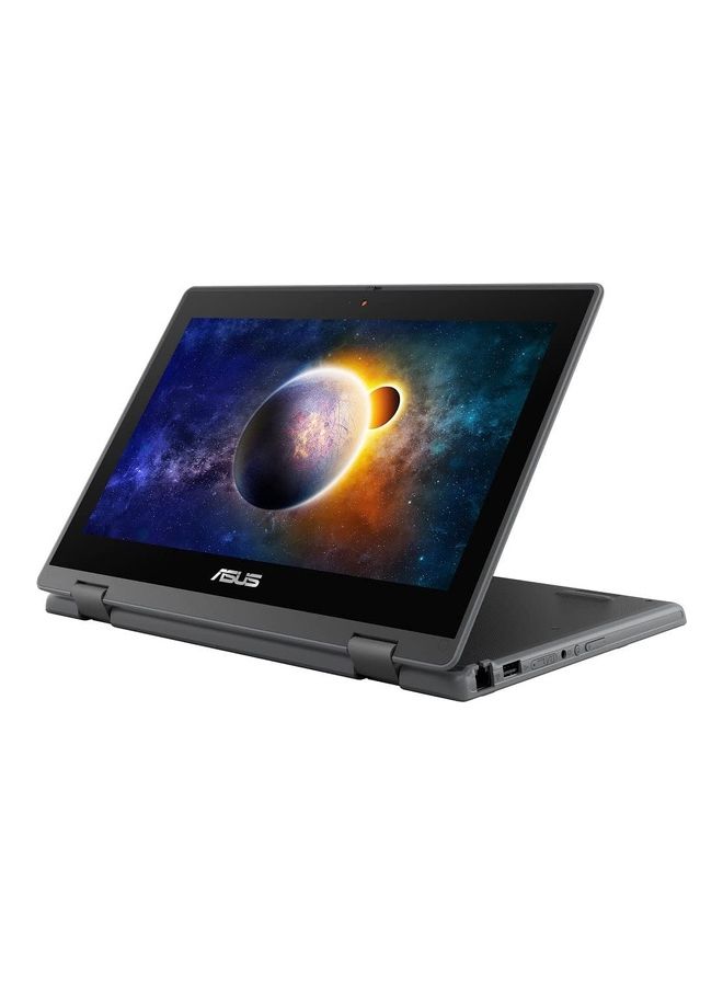 ASUS - BR1100F BR1100FKA-XS04T Rugged Convertible 2 In 1 Laptop With 11.6 inch Touchscreen Display, Celeron N4500 Processor/4GB RAM/128GB eMMC/Integrated Graphics/Windows 10 Pro With Pen English Star Grey - Image 1