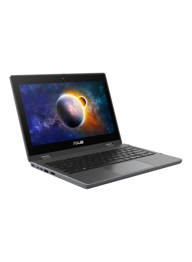ASUS - BR1100F BR1100FKA-XS04T Rugged Convertible 2 In 1 Laptop With 11.6 inch Touchscreen Display, Celeron N4500 Processor/4GB RAM/128GB eMMC/Integrated Graphics/Windows 10 Pro With Pen English Star Grey - Image 1