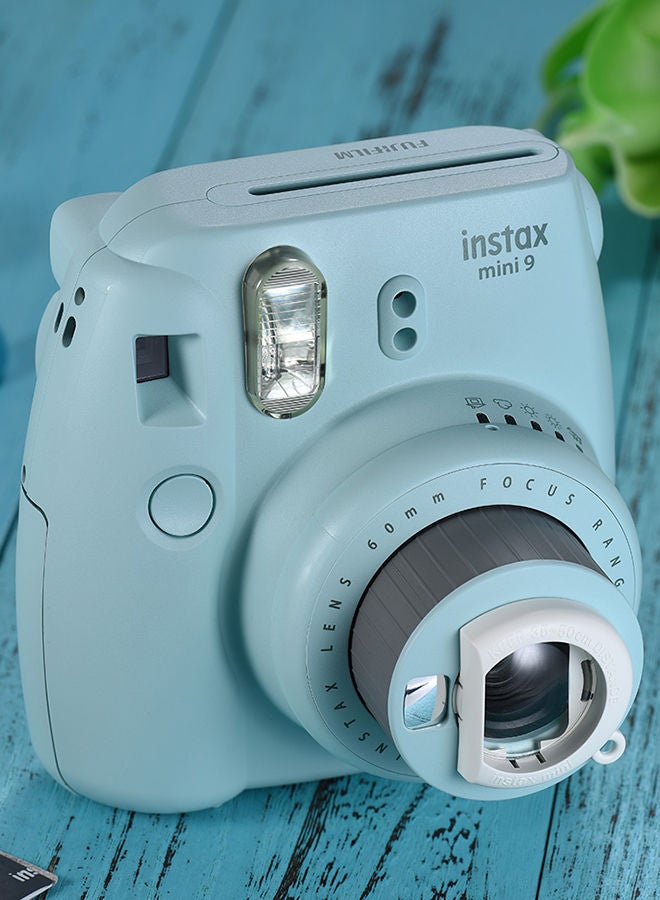 FUJIFILM - Instax Mini 9 Instant Film Camera Ice Blue - Image 1