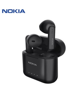 NOKIA BT Wireless Semi-In-Ear Sports Earbuds ENC Environmental Noise Cancellation Smart Touch Control Black  - Image 1
