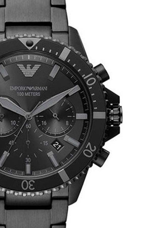 EMPORIO ARMANI Men's Stainless Steel Chronograph Clasp Watch AR11363  - Image 3