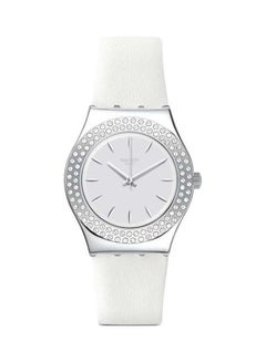 Swatch Women's Leather Analog Watch YLS217  - Image 1