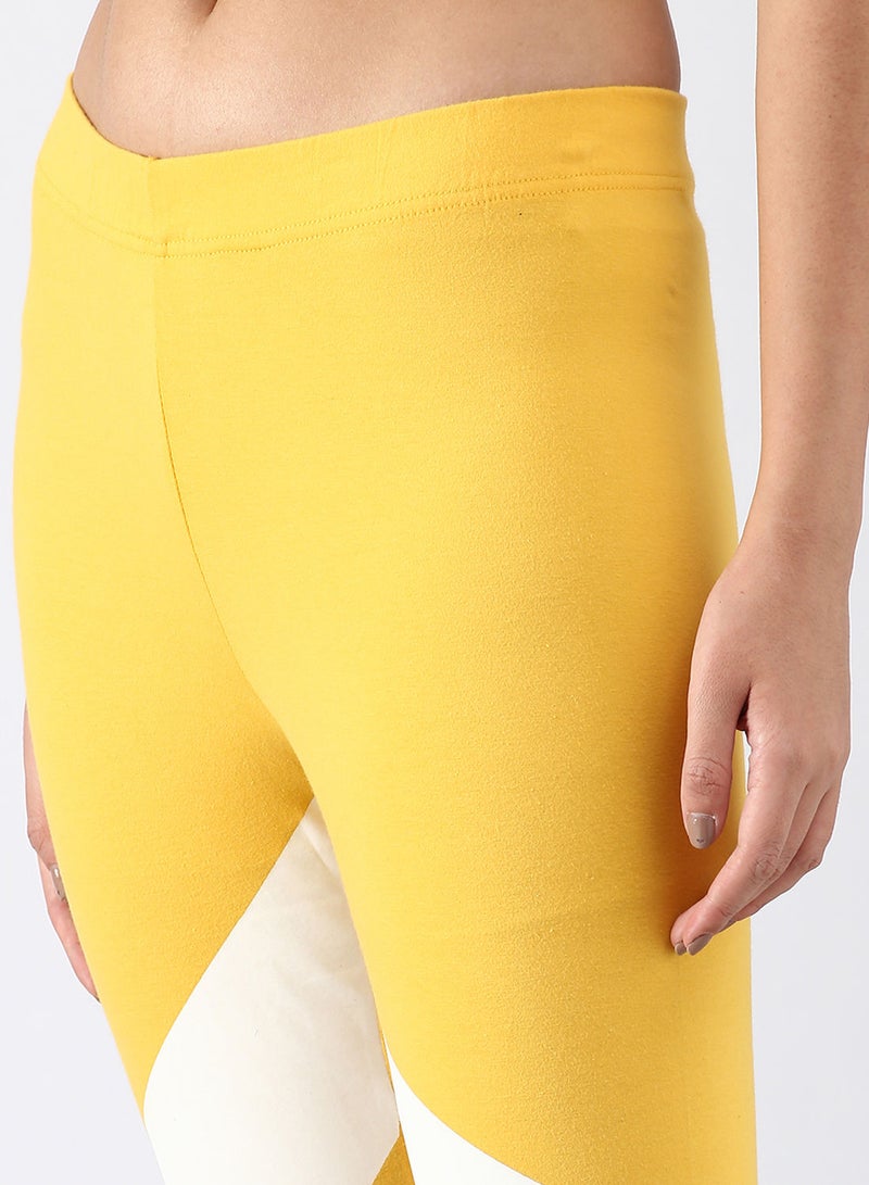 ABOF - Slim Fit Leggings Yellow - Image 1