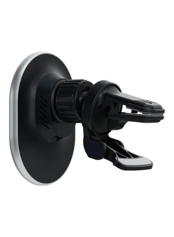SATECHI Magnetic Wireless Car Charger - Qi Wireless Charging 7.5W Air Vent Mount Space Grey - Image 3