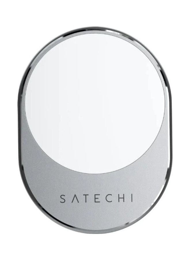 SATECHI Magnetic Wireless Car Charger - Qi Wireless Charging 7.5W Air Vent Mount Space Grey - Image 2