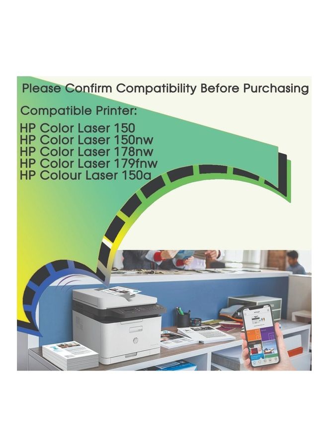 HP - ORIGINAL 117A Toner Kit for HP Laser 150/HP Laser MFP 178/179 Black/Magenta/Cyan/Yellow Multicolour - Image 1