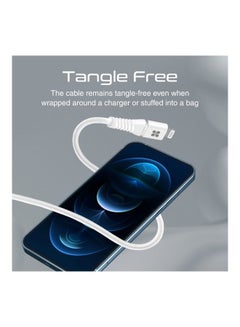 PROMATE iPhone 16 Cable, 20W Power Delivery USB-C To Apple Lightning Connector Cable 1.2M - White  - Image 4
