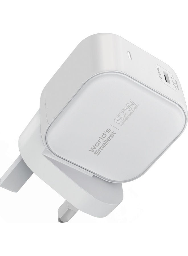 iPhone 15 Charger,67W Super-Speed USB-C GaNFast Charger White White 