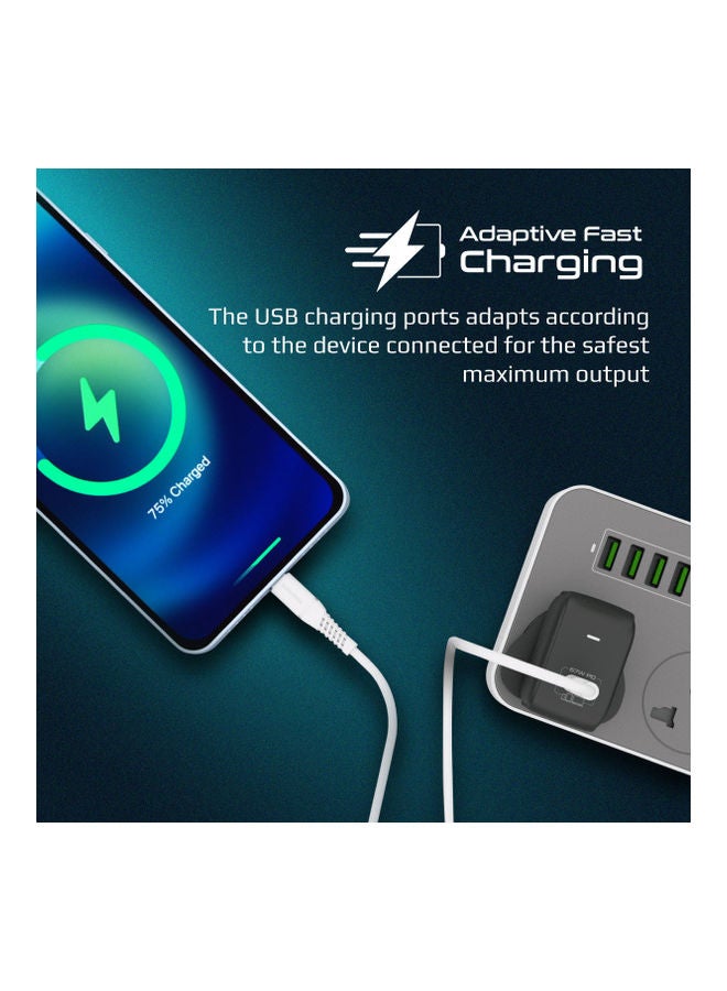 شاحن آيفون، شاحن USB-C فائق السرعة بقدرة 67 واط، أسود - v1662271588/N53347695A_5