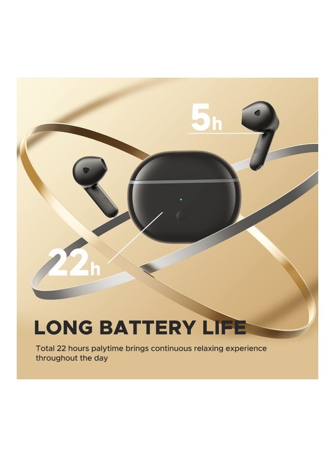 SoundPEATS Air3 Deluxe Bluetooth 5.2 Wireless Earbuds With QCC3040 aptX-Adaptive Black  - Image 3