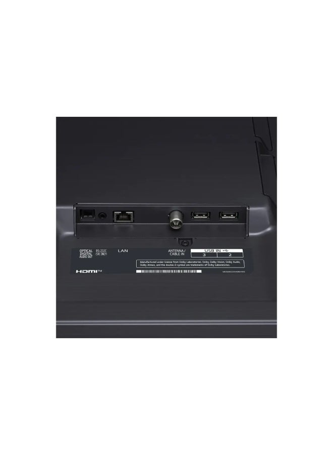 QNED 4K TV 55 inch Series 80, a7 Gen5 4K Processor, HGiG & FreeSync for gaming. 55QNED806QA Black