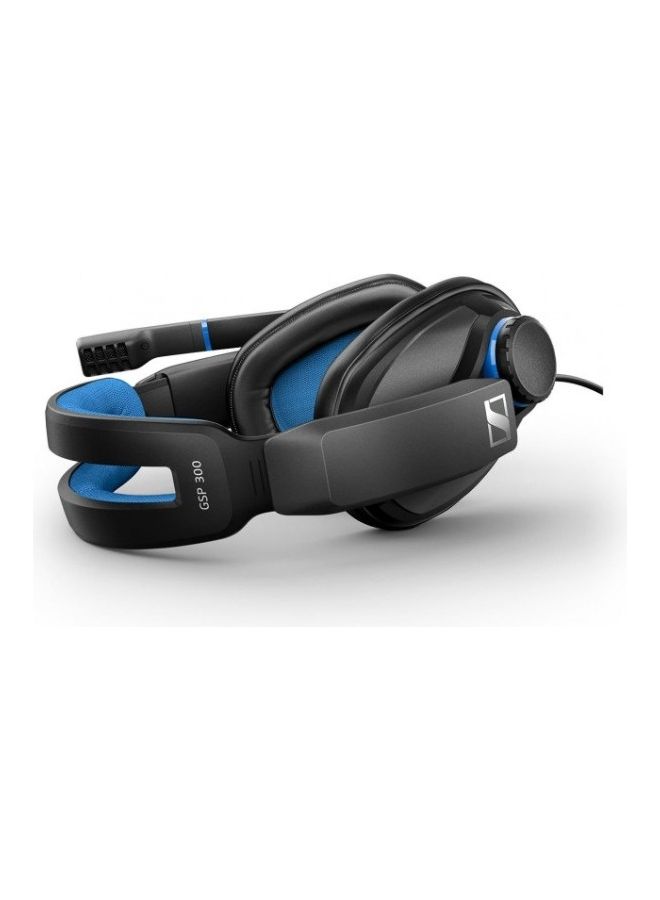 Sennheiser - Closed Acoustic Gaming Headset GSP 300 With Mic BlackBlue - Image 1