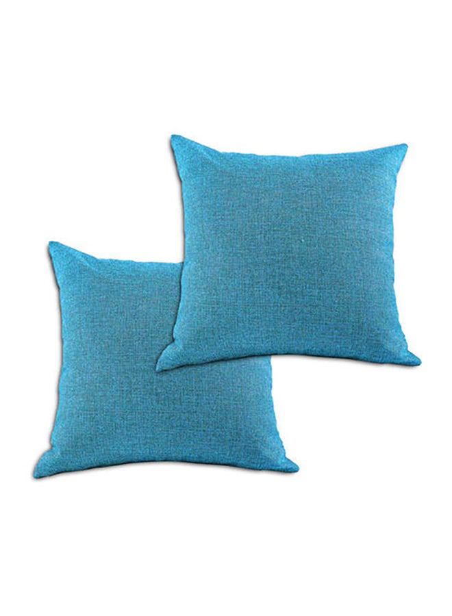 AMERICAN POLO 2-Piece Decorative Cushion Blue 30x30cm  - Image 1