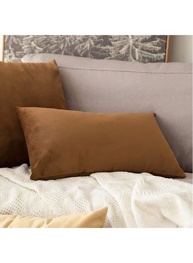 AMERICAN POLO 4-Piece Decorative Cushion Brown 25x25cm - Image 4