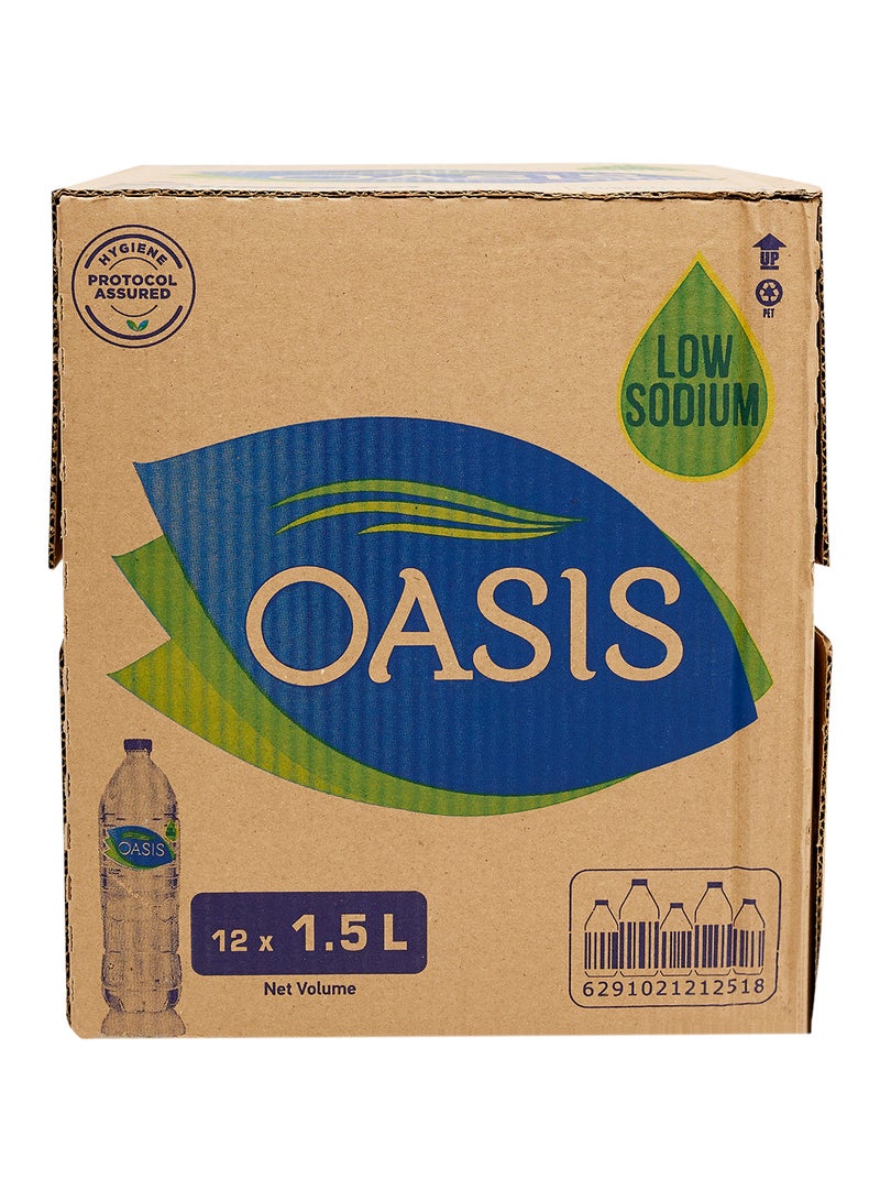 Oasis Eco-Friendly Drinking Water 1.5Liters Pack of 12  - Image 3