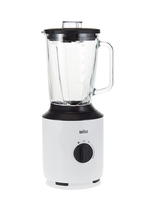 Jug Blender, 1.5L Glass Blender, TriAction Technology Variable Speed And Pulse, 2 Mills Chopper And Grinder, Stainless Steel Blades, Thermo Resistant Glass 1.5 L 800 W ‎JB 3173 White - v1662361416/N53347814A_1