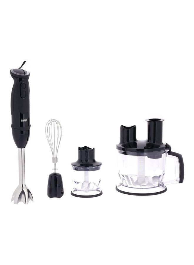 BRAUN Hand Blender 21 Speeds, 1.5L Food Processor Accessory MQ 5285 Black  - Image 1