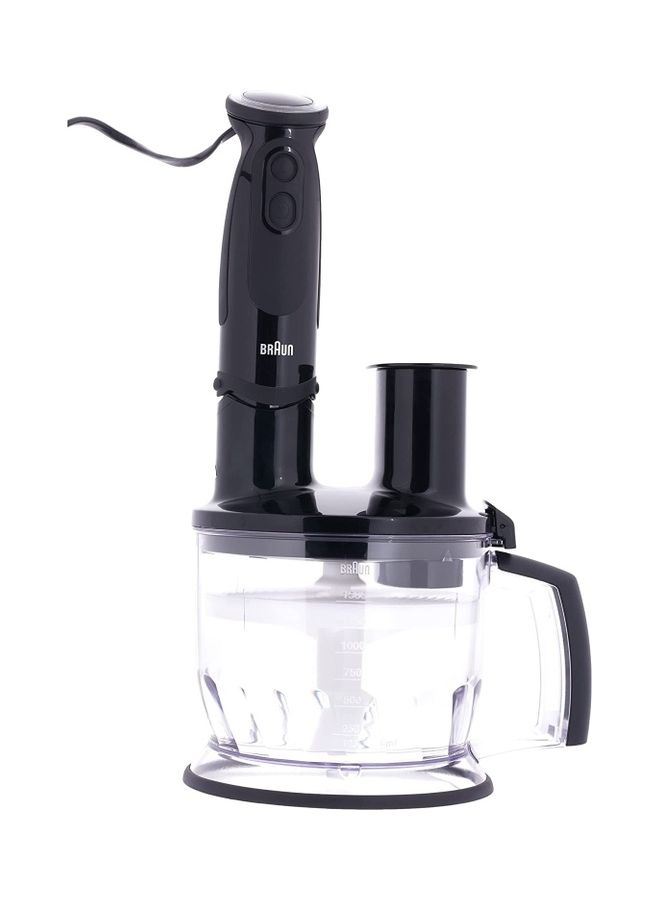 BRAUN Hand Blender 21 Speeds, 1.5L Food Processor Accessory MQ 5285 Black  - Image 4