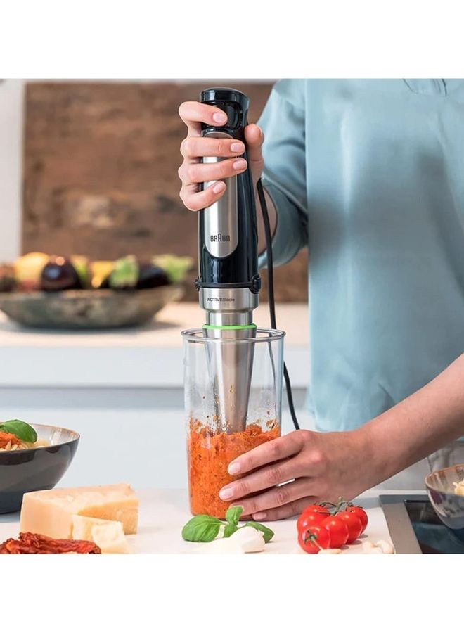 Hand Blender MultiQuick with 600ml BPA-free Beaker, 1.5L Food Processor, 350ml Chopper, Puree/Masher, Whisk, Easy SmartSpeed, SplashControl & PowerBell Plus Technology MQ 7087X Black and Silver - v1662364998/N53347934A_6