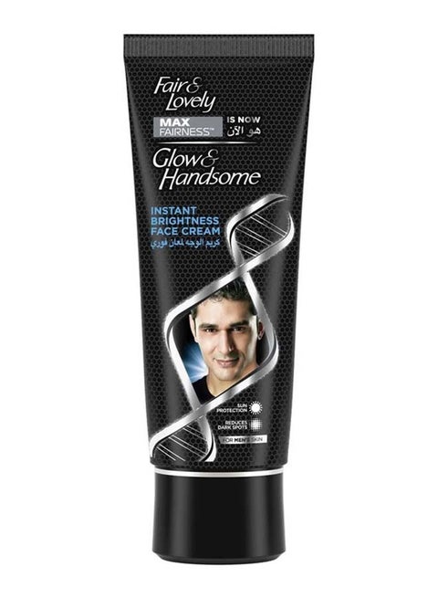 Glow And Handsome Instant Brightness Face Cream For Men White 100grams