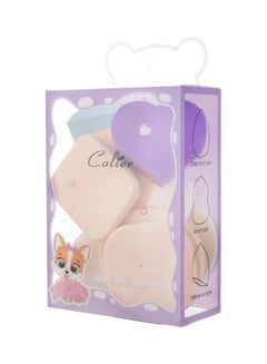 12-Piece Various Shape Foundation Sponge Multicolour
