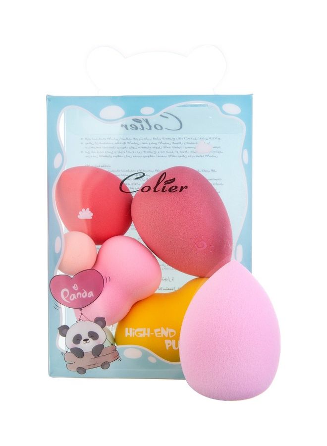 COLIER - 6-Piece Various Shape Foundation Sponge Multicolour - Image 1