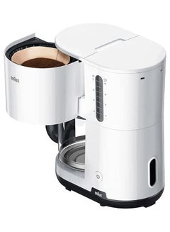 BRAUN Breakfast1 Filter Coffee Maker AromaCafe OptiBrew System Automatic Shut Off Coffee Maker for up to 10 Cups Dishwasher Safe 2.5 L 1000 W KF 1100 WH White  - Image 2
