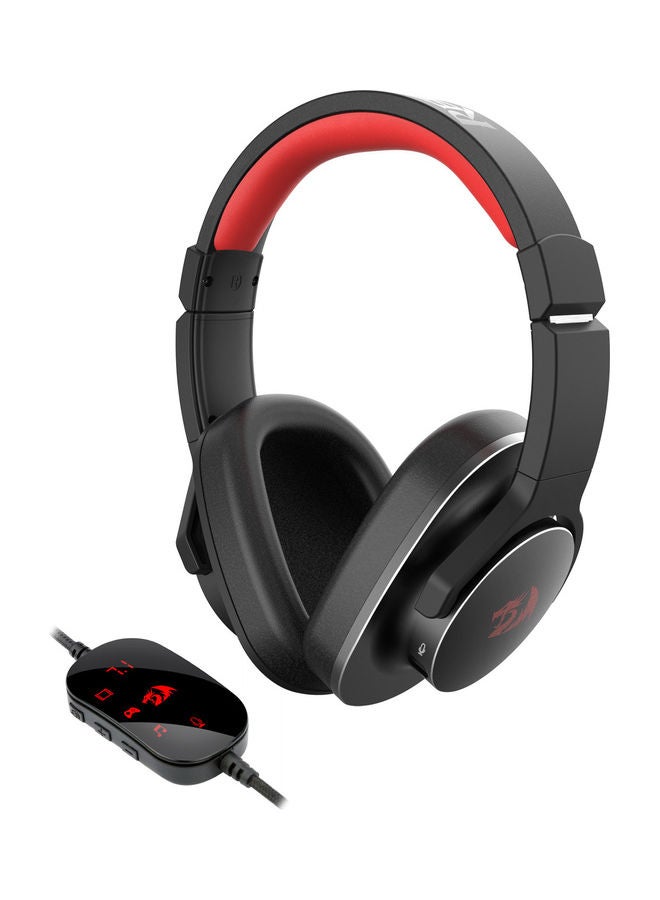 REDRAGON H720 EUROPE USB Gaming Headset - 7.1 Surround Sound - Detachable Microphone and Cables - 50mm Drivers - earcups can be rotated Headphones Headset - Image 1