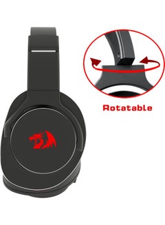 ريدراجون سماعة رأس H720 يوروب بإضاءة خلفية RGB للألعاب مزودة بميكروفون  - Image 2