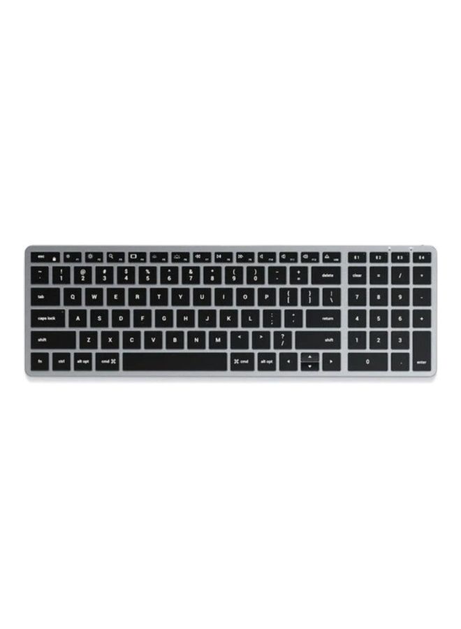 SATECHI Slim X2 Bluetooth Backlit Keyboard Silver - Image 1