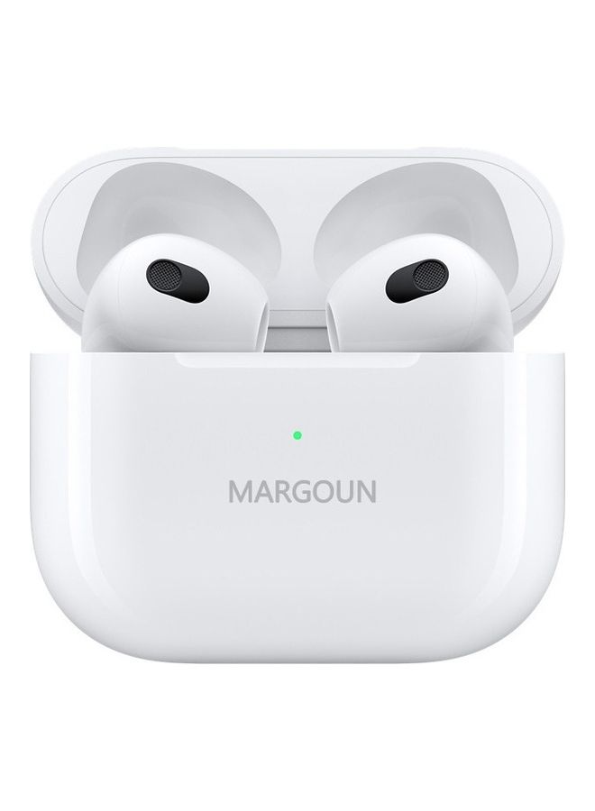 MARGOUN Wireless Earbuds 3rd Generation Bluetooth Sport In-Ear Headphones Hi-Fi Stereo Sound Noise Reduction for iOS and Android Phones White  - Image 2