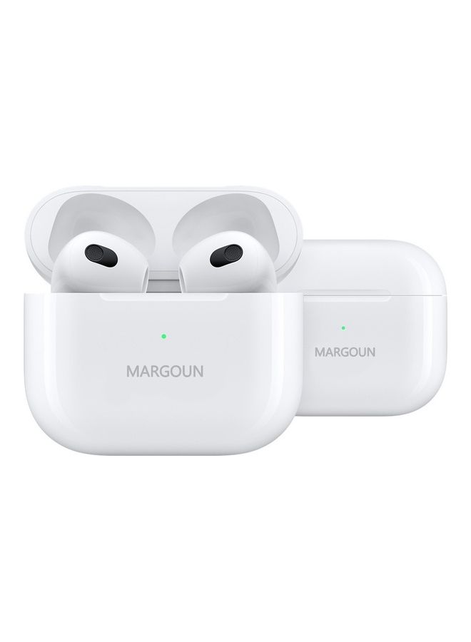 MARGOUN Wireless Earbuds 3rd Generation Bluetooth Sport In-Ear Headphones Hi-Fi Stereo Sound Noise Reduction for iOS and Android Phones White  - Image 3