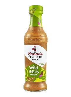 Wild Herb Medium Peri Peri Sauce 250ml - v1662373405/N12279961A_1