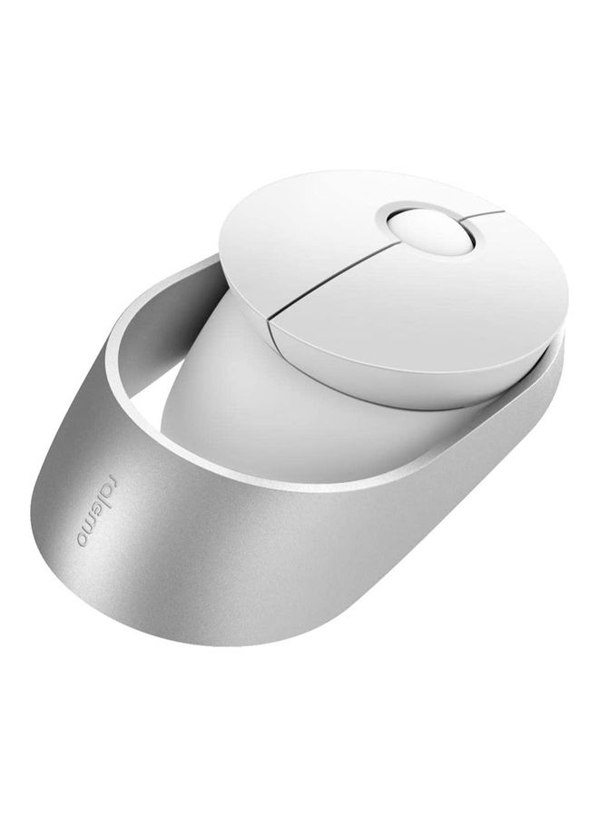 Rapoo Ralemo AIR 1 Wireless Mouse with Multi-Device Technology (Bluetooth) & 1600 Adjustable DPI Button for Optical Tracking, Compatible with Windows / Chromebook / PC / Laptop White  - Image 3