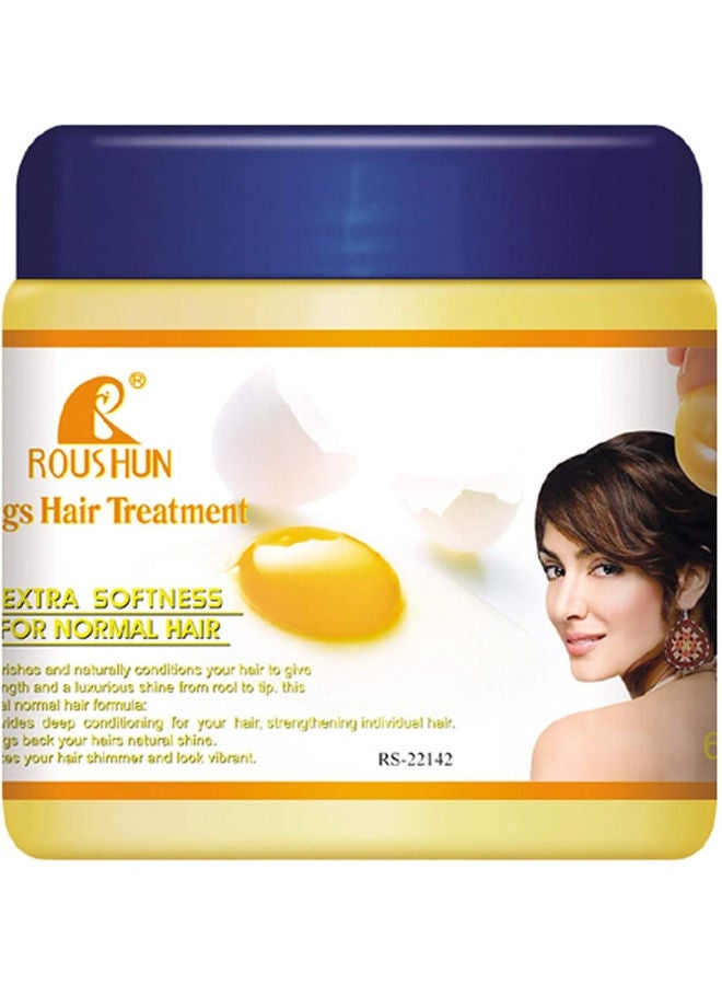 ROUSHUN Ayurvedic Turmeric Soap Beautiful Natural Glowing, Black Sugar Mask, Brand Quality Coconut Oil and Egg Hair Treatment - 600g (set of 4) Clear - Image 2