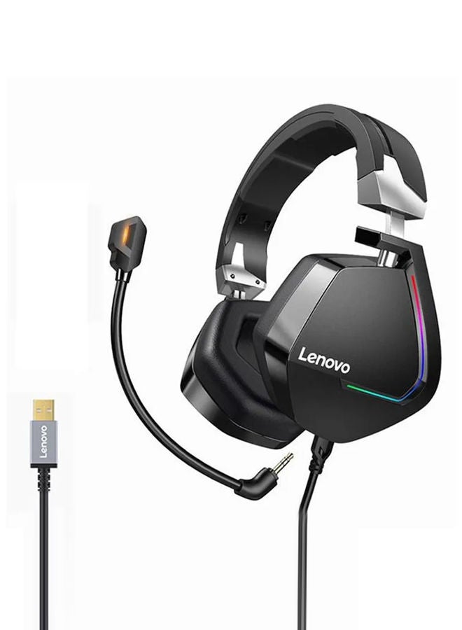 Lenovo H402 USB RGB Gaming Headset 7.1 Surround RGB - Deep Bass - Detachable Noise Cancelation Microphone - PC and Laptop - Image 1