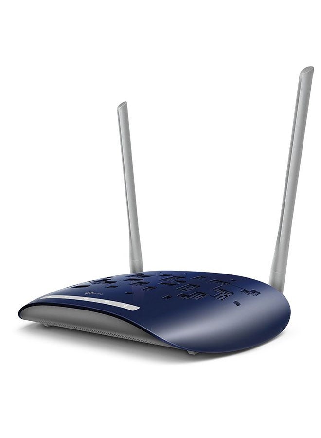 تي بي لينك - راوتر مودم لاسلكي N VDSL/ADSL بسرعة 300 ميجابت بالثانية أبيض/كحلي - Image 1
