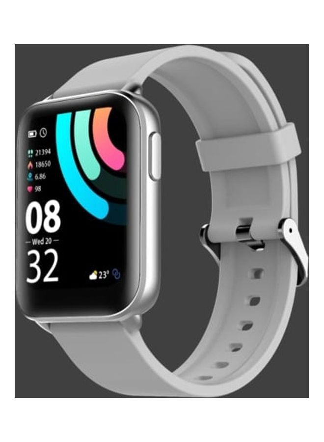 Oraimo - 200.0 mAh OSW-16 PRO Smart Watch Built-in Fitness Tracker with Heart Rate and Blood Oxygen Monitor(SPo2) Silver/Silvery - Image 1