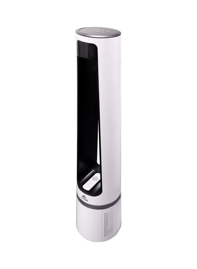 evvoli - Bladeless Pure Cool Fan & Air purifier with True HEPA Filter And  Remote Controlled, Large Size ,  12 Speed , Removes Allergens, Pollutants, Dust, Mold, VOCs, night light , Low Noise EVPF-50W White - Image 1