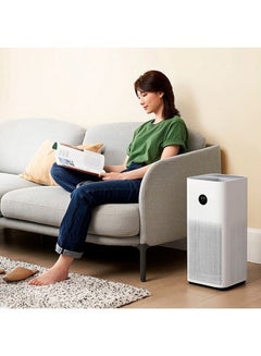 Xiaomi Mi Smart Air Purifier 4 APP/Voice Control Alexa Supported Smart Air Cleaner 400 m3/h PM CADR OLED Touch Screen Display Suitable for Large Room AC-M16-SC White  - Image 4