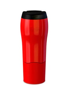 Mighty Mug Mighty Mug Plastic Travel Mug, No Spill Double Wall Tumbler, Cold/Hot, Cup-Holder Friendly, Dishwasher Safe, (Red, 16oz)- 1524D Red 